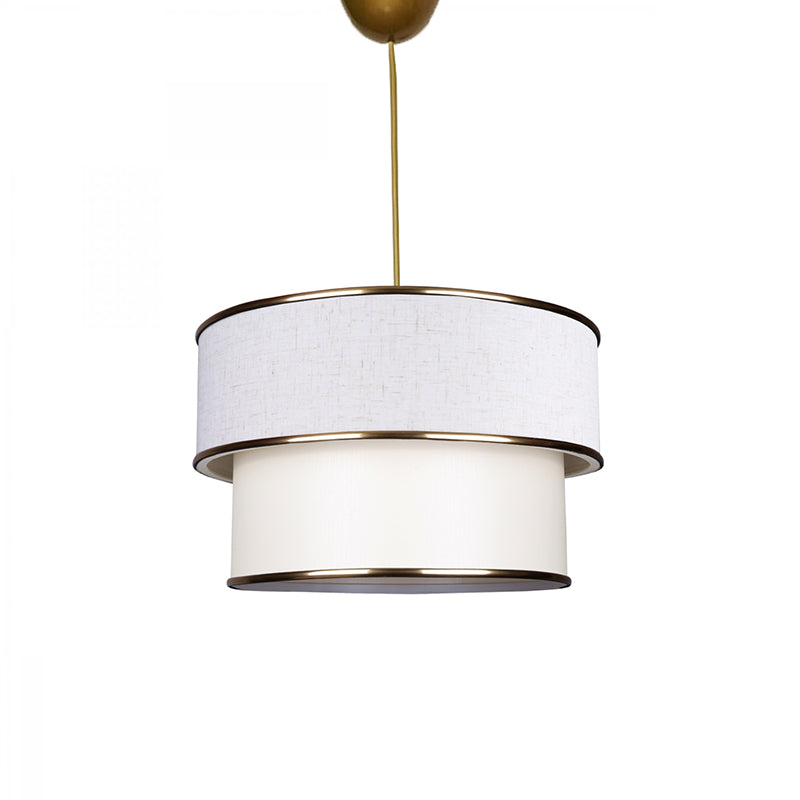 Ceiling light PWL-1089 pakoworld E27 ecru-cream-golden D30x20cm