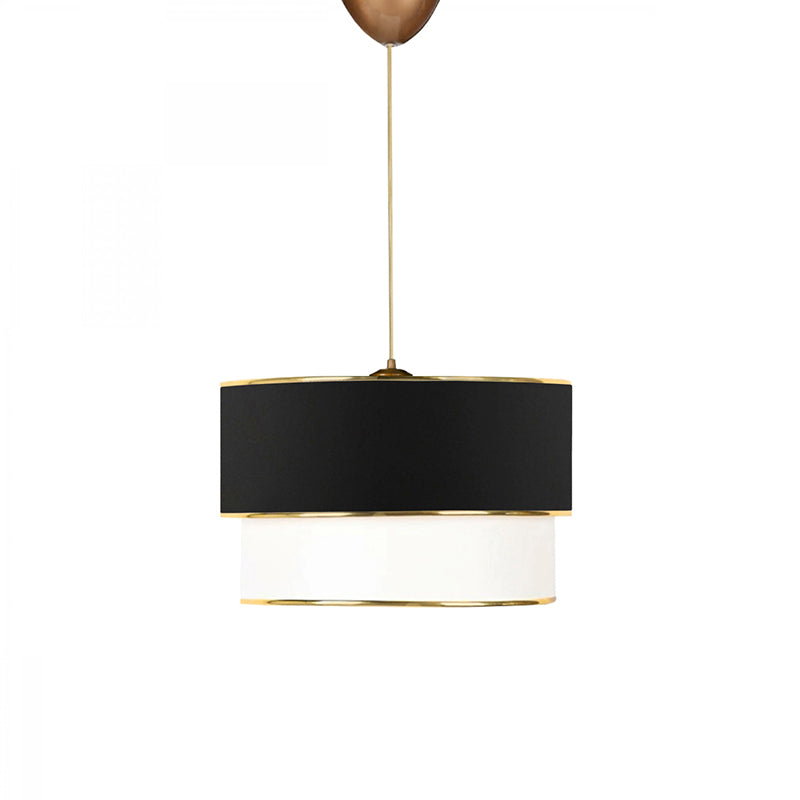 Ceiling light PWL-1089 pakoworld E27 white-black-golden D30x70cm