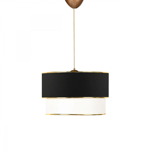 Ceiling light PWL-1089 pakoworld E27 white-black-golden D30x70cm