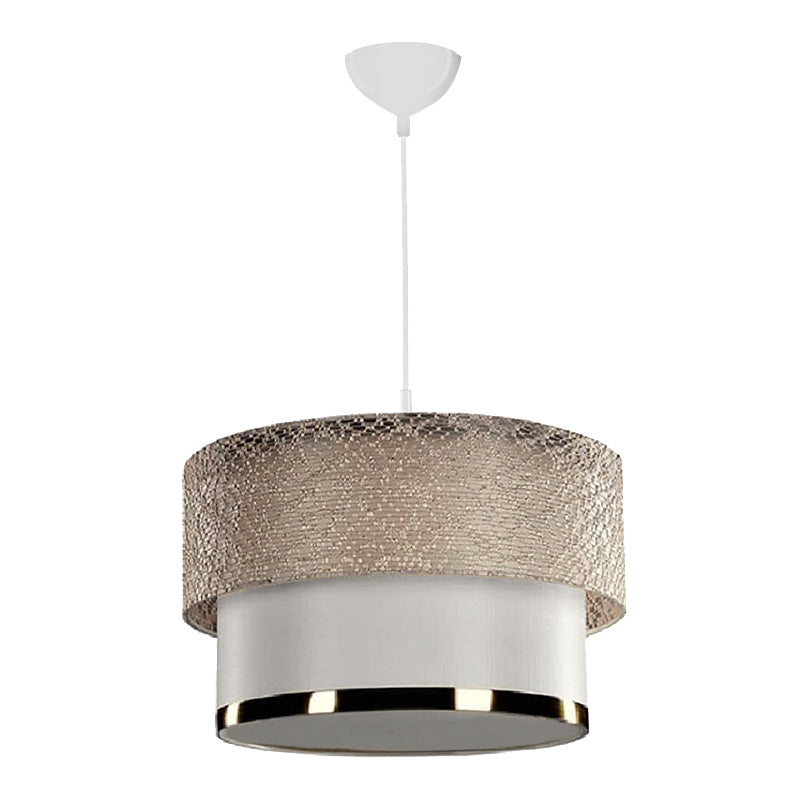 Ceiling light PWL-1090 pakoworld E27 white brown D30x20cm