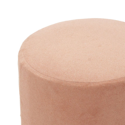 Pouf stool Jaime pakoworld rose-gold D40x40cm