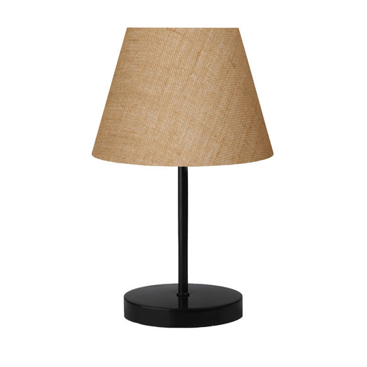 Table lamp PWL-1146 pakoworld E27 beige-black D22x37cm