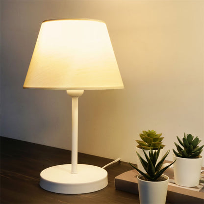 Table lamp PWL-1149 pakoworld E27 ivory-white D22x37cm