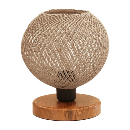 Table lamp Povilia beige-black D20x30cm