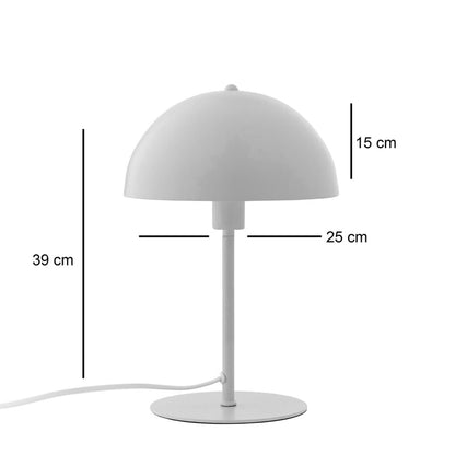 Desk table lamp Desker pakoworld E27 metal-cream D25x39cm