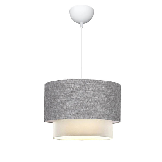 Ceiling light Fersa pakoworld grey-cream D30x20cm