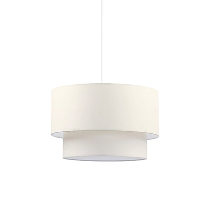 Tachi E27 ceiling lamp fabric in cream color D30x20cm
