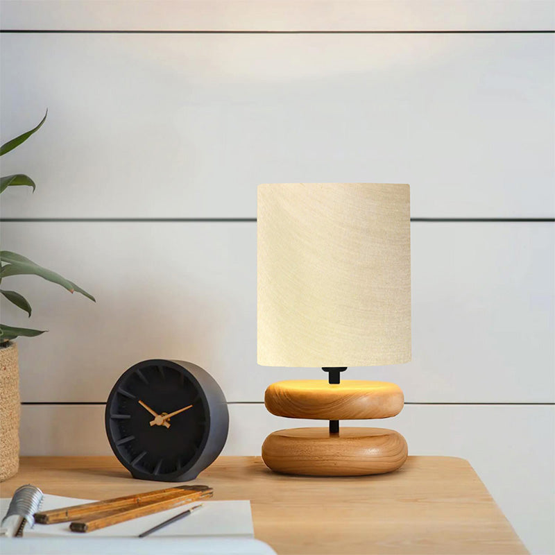 Table lamp Clarion E14 beige-walnut D15x35cm