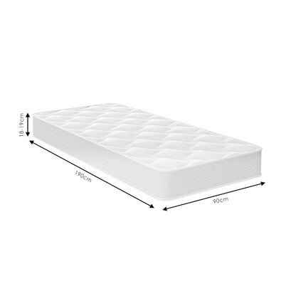 Mattress Fix Pad Chic Strom single sided 18-19cm 90x190χcm