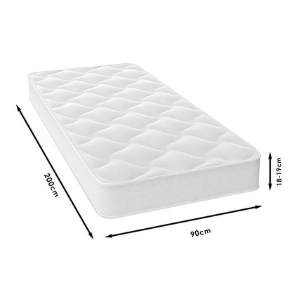 Mattress Fix Pad Chic Strom single sided 18-19cm 90x200cm