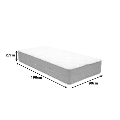 Mattress Sleepy bonnel spring double sided 27cm 90x190cm