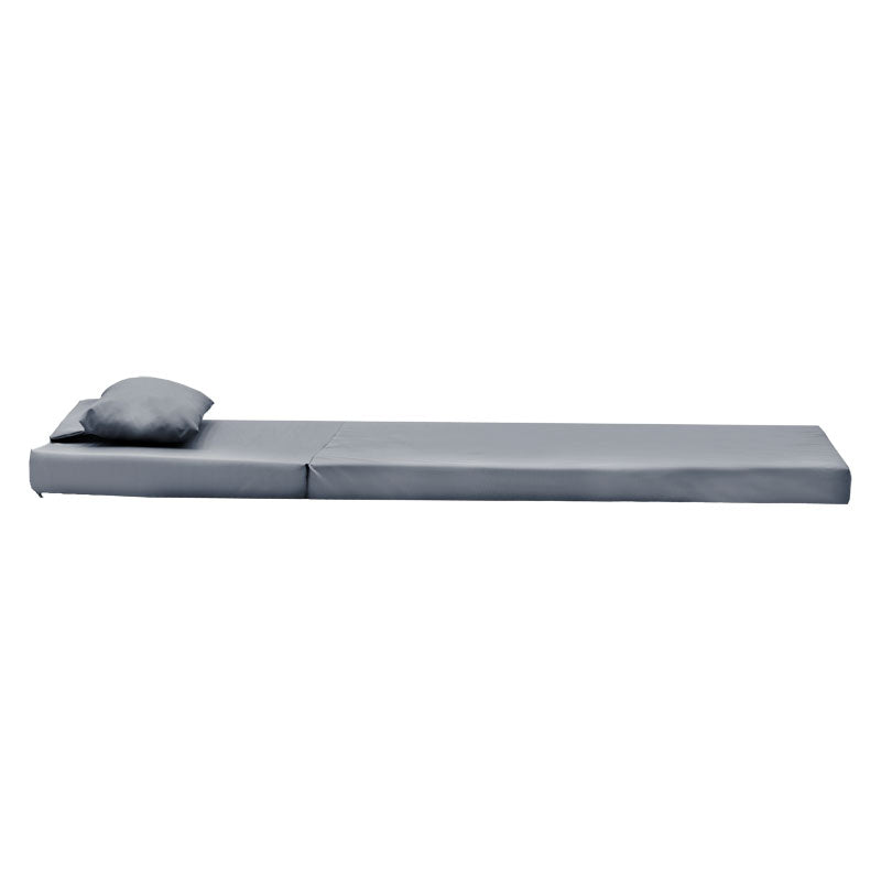 Lounger sunbed Sunset fabric grey 65x185x10cm