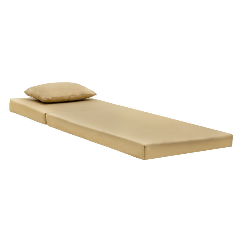 Lounger sunbed Sadie pakoworld fabric beige 65x185x10cm