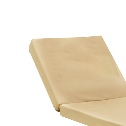 Lounger sunbed Sadie fabric beige 65x185x7cm