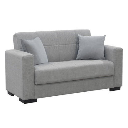 Sofa set 2pcs Vox pakoworld fabric grey