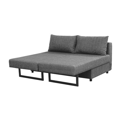 Polymorphic sofa-bed Defry pakoworld charcoal fabric 230x165x72cm