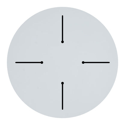 Table surface Fervor pakoworld HPL ivory D69cm 12mm thick