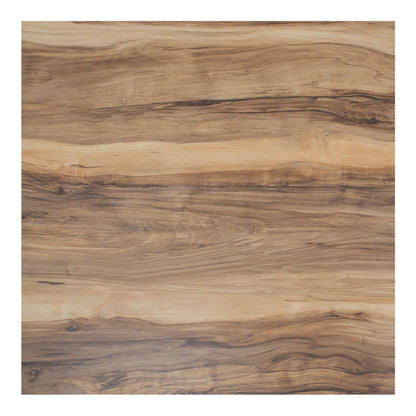 Table top Noble pakoworld HPL walnut 69x69cm thickness 12mm