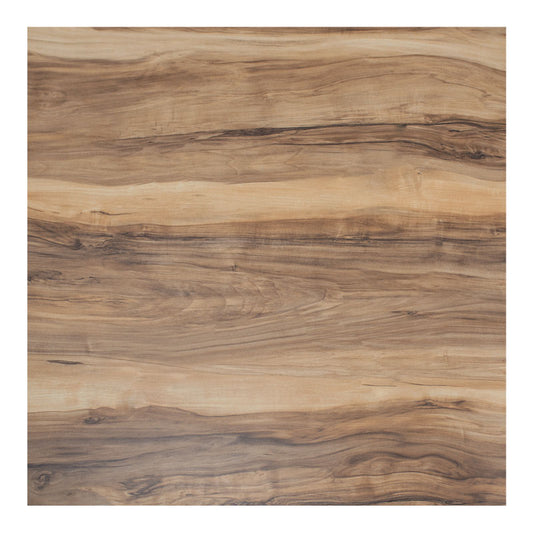 Table top Noble pakoworld HPL walnut 69x69cm thickness 12mm