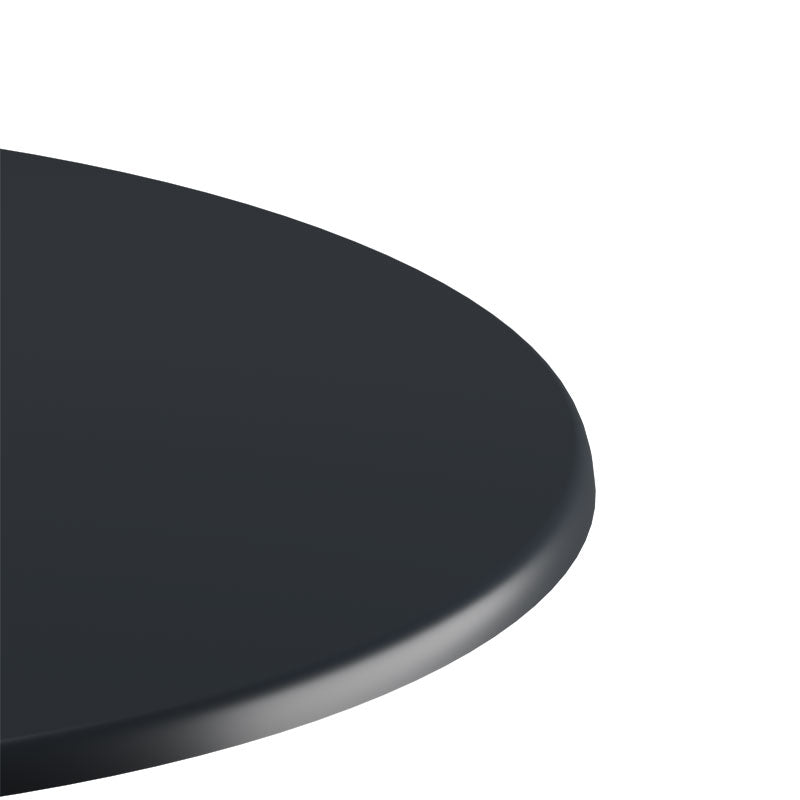 Table top Scenic pakoworld Werzalit black Φ70cm, 35mm thick