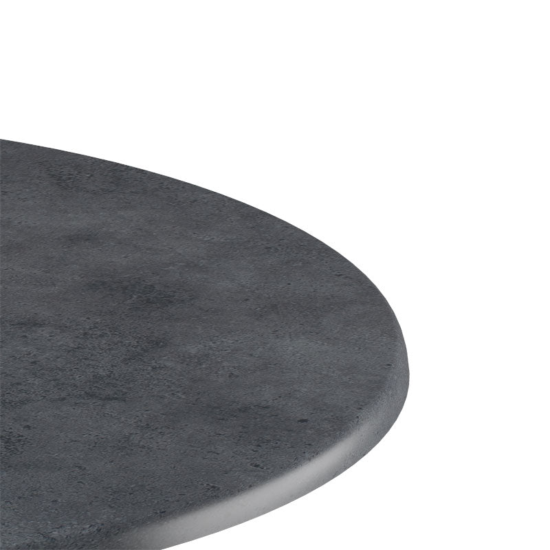 Table top Sizzle pakoworld Werzalit anthracite cement Φ70cm, 25mm thick