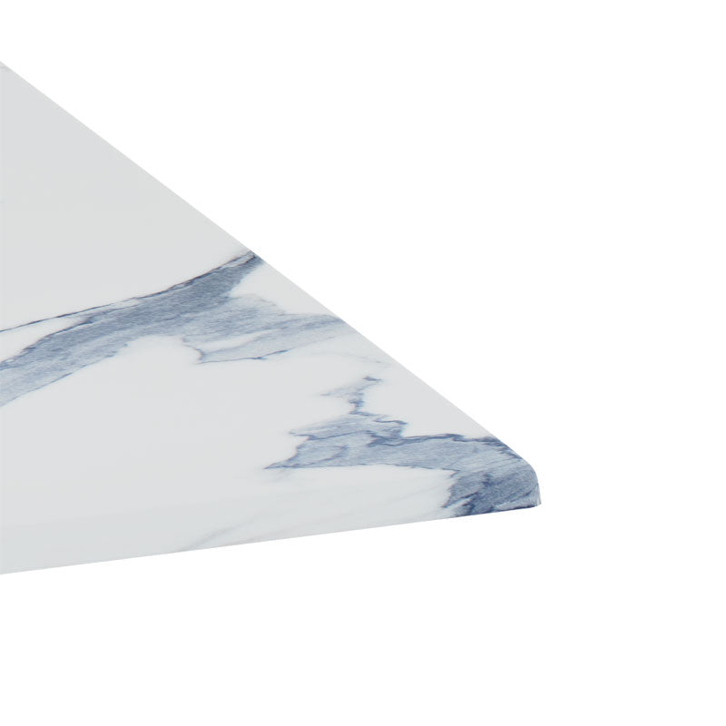 Table top Solace pakoworld Werzalit white marble 70x70cm thickness 35mm