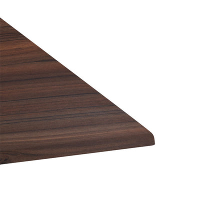 Table top Bounty pakoworld Werzalit walnut 70x70cm thickness 35mm