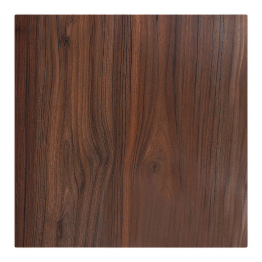 Table top Bounty pakoworld Werzalit walnut 80x80cm thickness 35mm