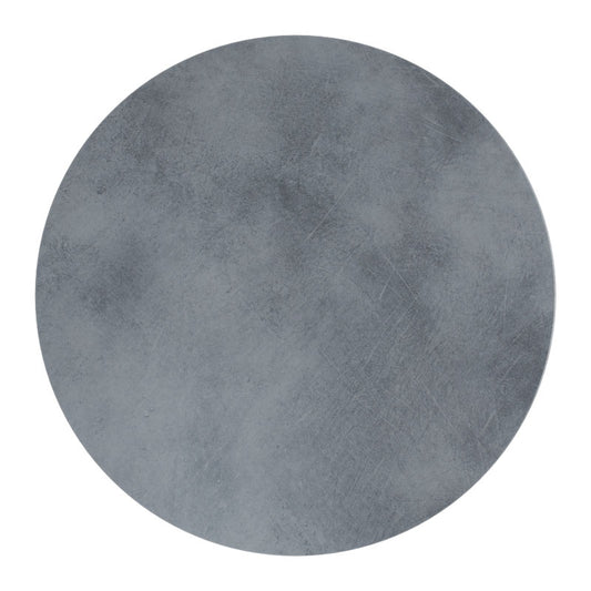 Table top Copious pakoworld Werzalit gray cement I Φ60cm, 25mm thick