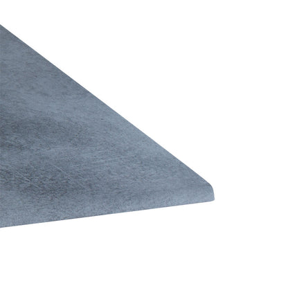 Table top Copious pakoworld Werzalit gray cement I 80x80cm thickness 35mm