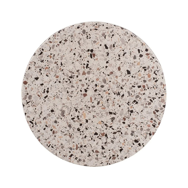 Table top Mala Werzalit gray beige Φ60cm, 25mm thick