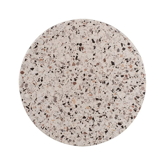 Table top Mala Werzalit gray beige Φ60cm, 25mm thick