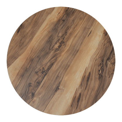 Table top Noble Werzalit walnut Φ70cm, 25mm thick