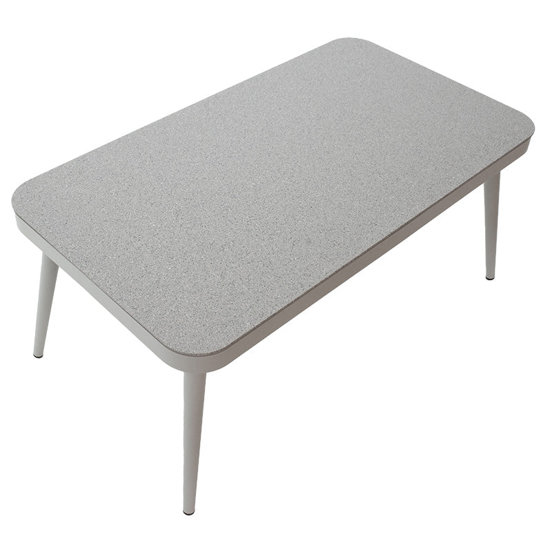 Lounge Moritz pakoworld set of 4 pcs aluminum gray-textilene gray-beige cushion