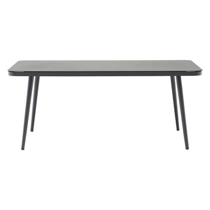 Table Ecco pakoworld aluminum anthracite-glass gray 160x90x75cm