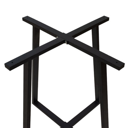 Table base lavish pakoworld metal black 70x70x73cm