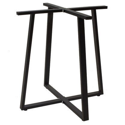 Table base lavish pakoworld metal black 70x70x73cm