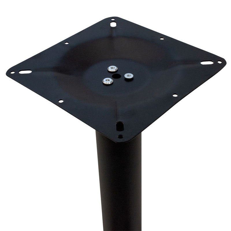 Table base bar medium height Poise pakoworld cast iron four leged black 62x62x94cm