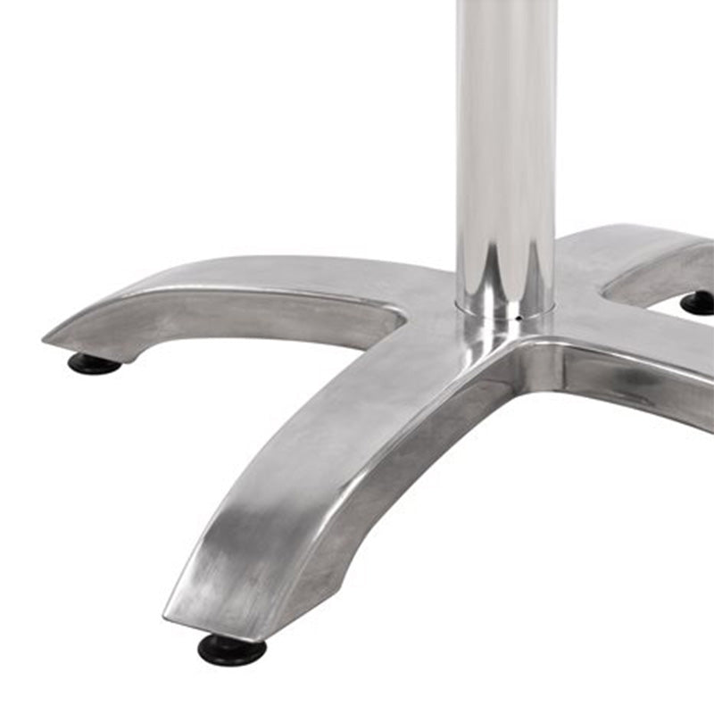 Table bar base medium height Greet pakoworld alouminium four-night 62x62x72cm
