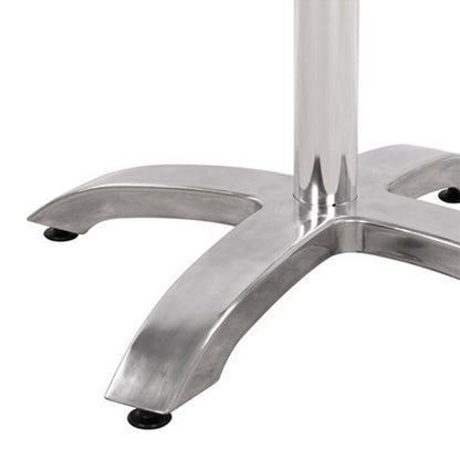 Table bar base medium height Greet pakoworld alouminium four-night 62x62x72cm