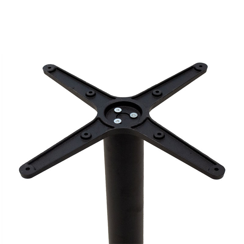 Table base bar Ntona metal black 62x62x108cm