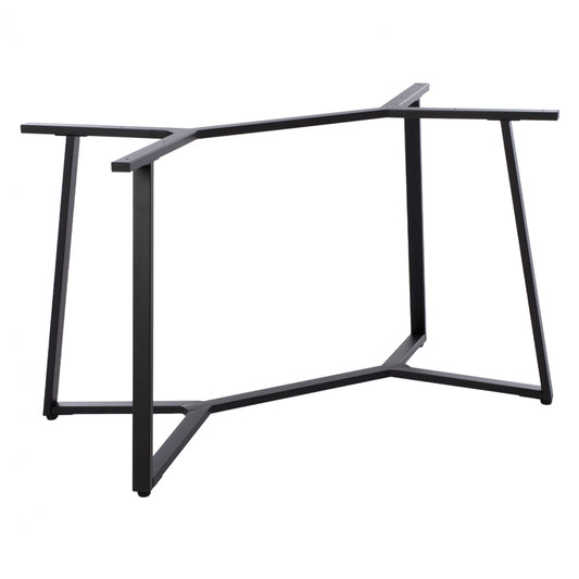 Table base Vampor  pakoworld metal black 112x60x72cm