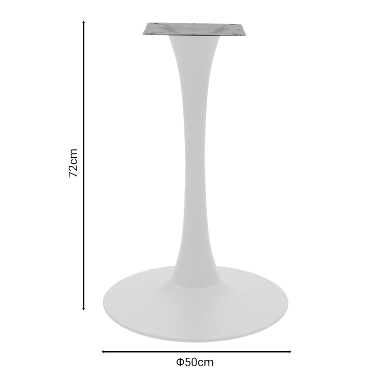 Table base Keep pakoworld metal black-white D50x72cm