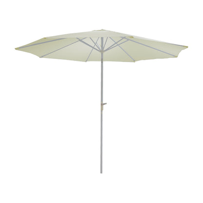 Professional umbrella Frow white aluminum ecru fabric Φ3m