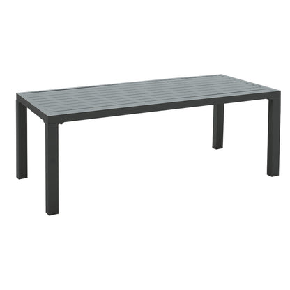 Lounge Ritchie set 4pcs aluminum-fabric dark grey