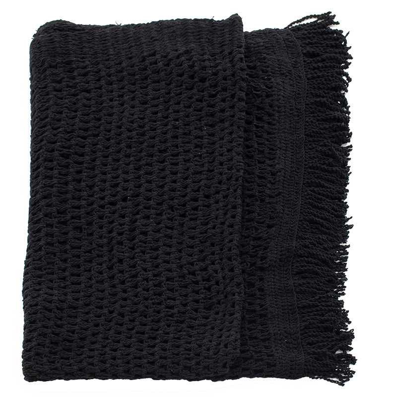 Day bed Roof pakoworld macrame black 4x4m