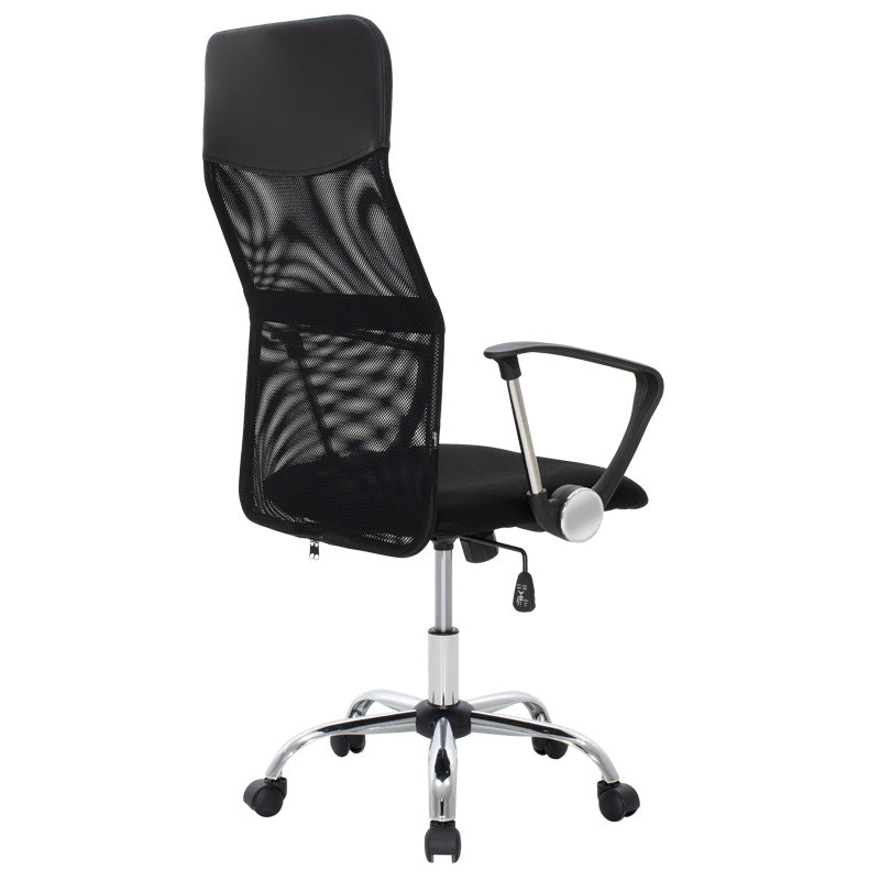Director's office chair Joel I pakoworld mesh fabric black