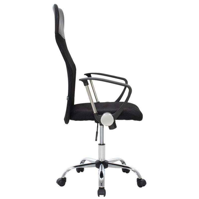 Director's office chair Joel I pakoworld mesh fabric black