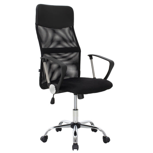 Director's office chair Joel I pakoworld mesh fabric black