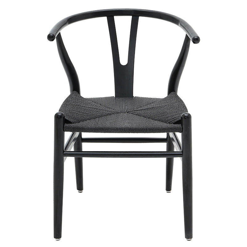 Chair Sandra pakoworld wood-rope black